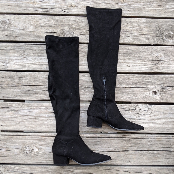⭐STEVE MADDEN Over the Knee Heeled Boots⭐ - Picture 4 of 6